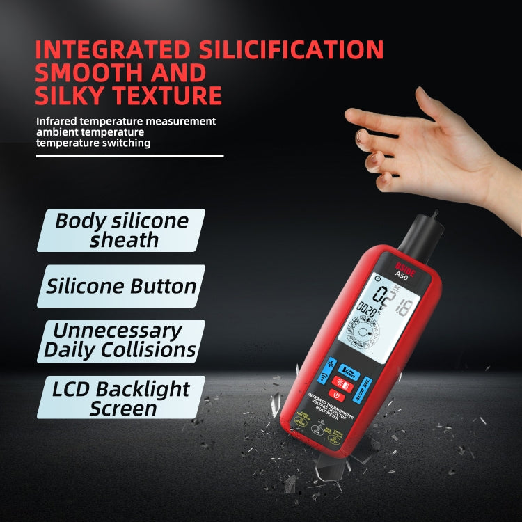 BSIDE A50 Infrared Temperature Test Digital Multimeter, A50