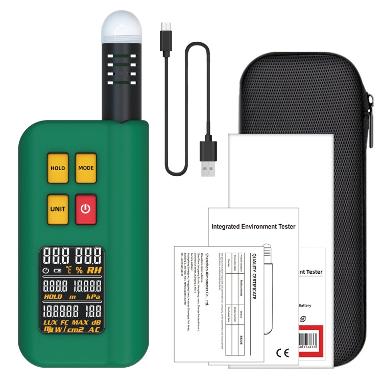 BSIDE GX1 Integrated Environment Monitor Temperature Humidity Altitude Noise Detection, GX1