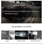 3R 3R-332 Car Panoramic Flat Rear View Mirror Interior Rear View Mirror, 3R-332