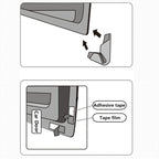 3R 3R-2107 Car Door Anti-collision Rubber Strip Invisible Protection Anti-scratch Aticker, 3R-2107 (Transparent Black), 3R-2107 (Transparent)