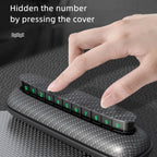 3R-2154 Car Temporary Parking Card Hidden Luminous Phone Number Plate, 3R-2154