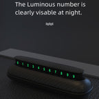 3R-2154 Car Temporary Parking Card Hidden Luminous Phone Number Plate, 3R-2154