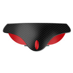 3R 3R-157 2 in 1 Car Auxiliary HD Blind Spot Mirror with Carbon Fiber Texture Rain Shield, Round Shape, Oval Shape
