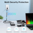 200W 20V 10A Laptop Notebook Power Adapter For Asus 6.0 x 3.7mm, EU Plug, US Plug, UK Plug, AU Plug