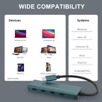 Onten UC620 10Gbps USB-C / Type-C to USB 3.2 Gen2 4 in 1 Multi-function HUB Docking Station, UC620