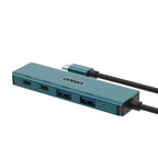 Onten UC622 10Gbps USB-C / Type-C to 2 x USB + 2 x USB-C / Type-C 4 in 1 HUB Docking Station, UC622