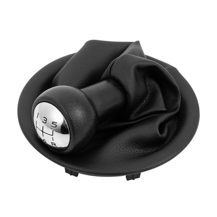 Car 5 Speed Gear Lever Hand Ball Leather Gear Shift Knob with Dustproof Cover for Citroen Berlingo III MK3 / Peugeot Partner 2008-, For Citroen Berlingo III MK3 / Peugeot Partner 2008-