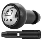 For Citroen C4 / Peugeot 307 Car Gear Lever Knob Leather Gear Shift Knob, For Citroen C4 / Peugeot 307 (Silver)