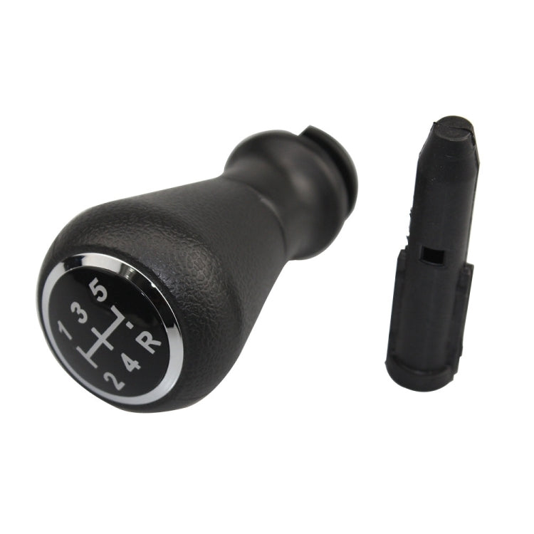 For Citroen C4 / Peugeot 307 Car Gear Lever Knob Leather Gear Shift Knob, For Citroen C4 / Peugeot 307 (Black)