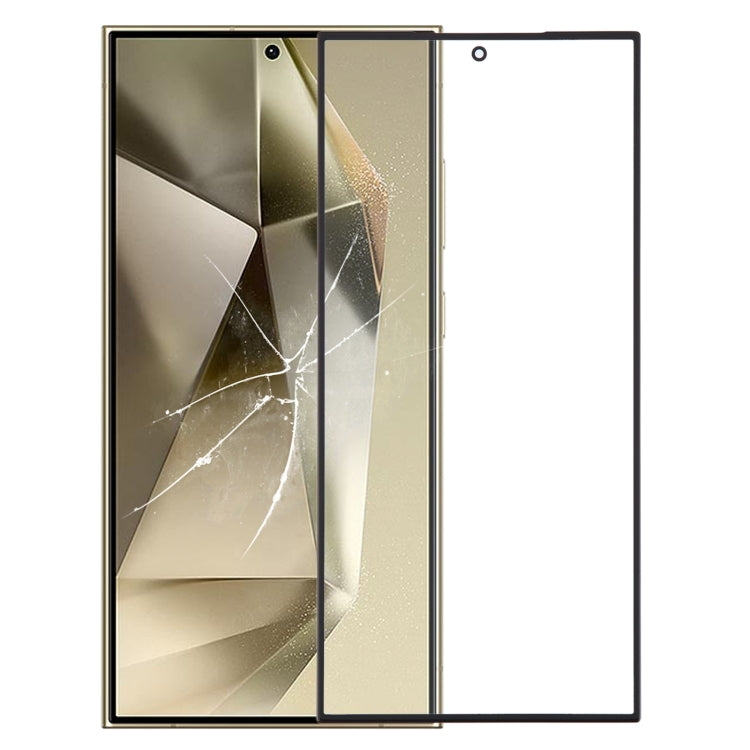 Front Screen Outer Glass Lens with OCA Optically Clear Adhesive, For Samsung Galaxy S24 Ultra SM-S928B, For Samsung Galaxy S23 Ultra SM-S918B, For Samsung Galaxy S22 Ultra SM-S908B