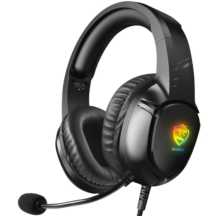 SoulBytes S20 RGB Light Gaming Headset with Mic, S20