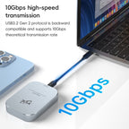 YCE-V195B USB-C / Type-C Female to M.2 NVMe SSD Magnetic Hard Drive Enclosure, YCE-V195B