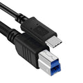 USB-C / Type-C3.1 to USB3.0 Male Square Port Printer Extension Data Cable, Type-C3.1 to USB3.0 Male, 1m