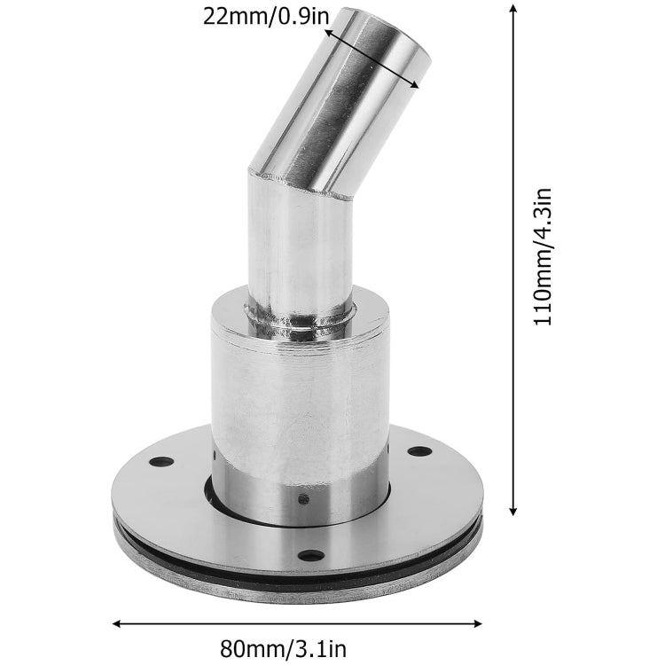 Marine Parking Heater Stainless Steel Vent, 22mm Elbow, 22mm Straight, 24mm Elbow, 24mm Straight