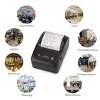 BT-581 58mm USB-C/Type-C + Bluetooth Portable Thermal Printer, EU Plug, US Plug