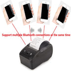 BT-581 58mm USB-C/Type-C + Bluetooth Portable Thermal Printer, EU Plug, US Plug