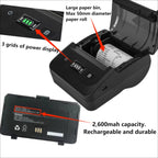 BT-802 80mm USB-C/Type-C + Bluetooth Portable Thermal Printer, EU Plug, US Plug