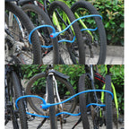 Bicycle Portable Anti-theft Lock Steel Cable Lock with Lock Frame, A Style 100cm Black, A Style 120cm Black, B Style 100cm Black, B Style 120cm Black, B Style 150cm Black