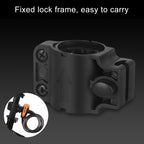 Bicycle Portable Anti-theft Lock Steel Cable Lock with Lock Frame, A Style 100cm Black, A Style 120cm Black, B Style 100cm Black, B Style 120cm Black, B Style 150cm Black