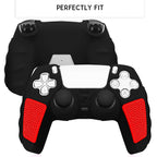 Splicing Color Silicone Gamepad Protective Case without Rocker Caps, For Sony PS5