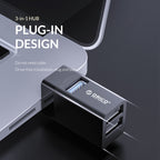 ORICO MINI-U32L 3 in 1 USB Aluminum Alloy Mini HUB Adapter, MINI-U32L
