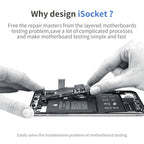 QianLi iSocket Series 8 in 1 Motherboard Layered Test Stand For iPhone 15 Series, QianLi iSocket Series For iPhone 15 Series