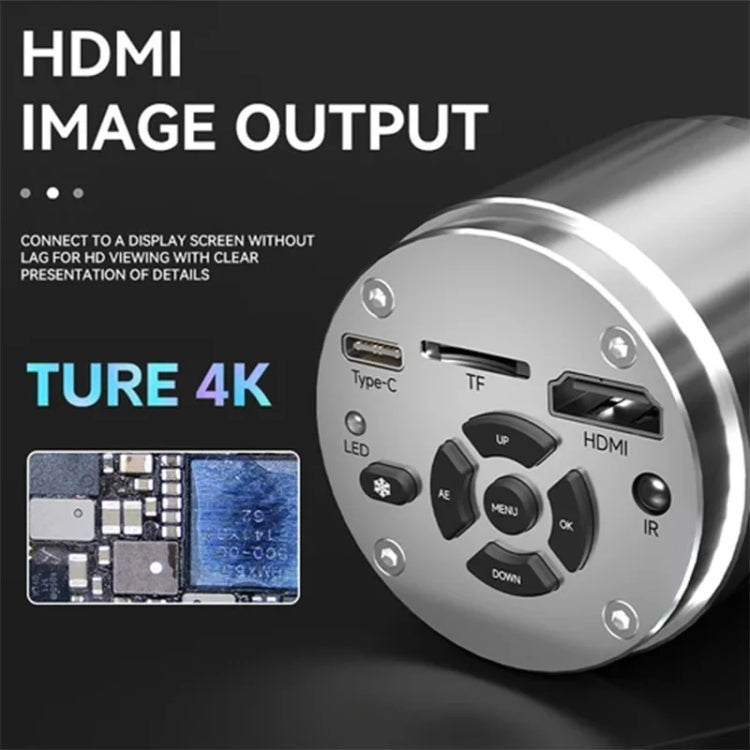 LUOWEI LW-GK40 UHD 4K Microscope Camera with 5X Digital Zoom / Custom Storage, LW-GK40