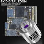 LUOWEI LW-GK20 UHD 1080P / 2K Microscope Camera with 5X Digital Zoom & Custom Storage, LW-GK20