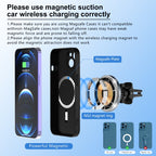 M68 15W Magnetic Wireless Charging Car Holder, M68