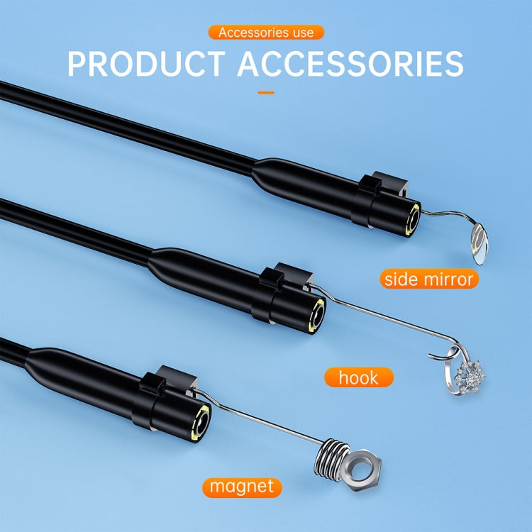 AN112 2 in 1 USB-C / Type-C + 8 Pin Interface 5.5mm HD Industry Endoscope, 1m Soft Tube, 2m Soft Tube, 3.5m Soft Tube, 5m Soft Tube, 10m Soft Tube, 1m Hard Tube, 2m Hard Tube, 3.5m Hard Tube, 5m Hard Tube, 10m Hard Tube