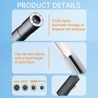 AN112 2 in 1 USB-C / Type-C + 8 Pin Interface 5.5mm HD Industry Endoscope, 1m Soft Tube, 2m Soft Tube, 3.5m Soft Tube, 5m Soft Tube, 10m Soft Tube, 1m Hard Tube, 2m Hard Tube, 3.5m Hard Tube, 5m Hard Tube, 10m Hard Tube