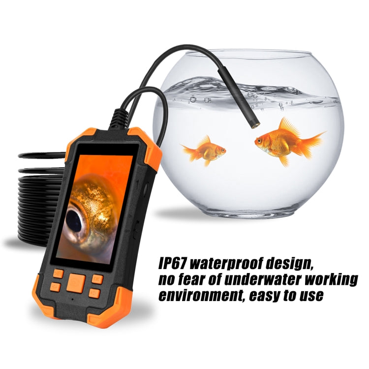 T20 4.3 inch IPS Screen 3.9mm Single Camera IP67 Waterproof Hard Cable Digital Endoscope, 1m, 2m, 3.5m, 5m
