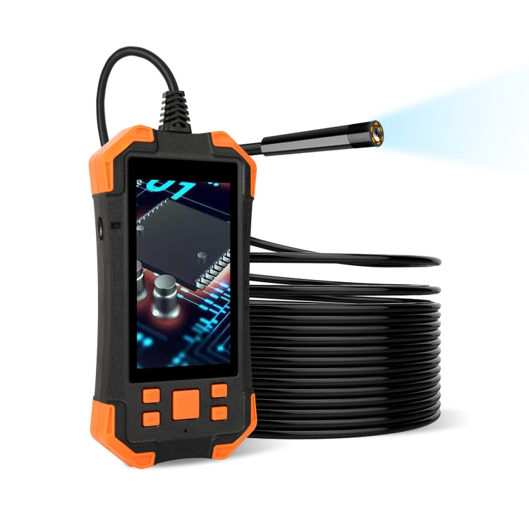 T20 4.3 inch IPS Screen 7.9mm Triple Camera IP67 Waterproof Hard Cable Digital Endoscope, 1m, 2m, 3.5m, 5m, 10m