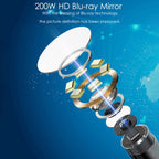 T21 4.5 inch IPS Color Screen 8mm Single Camera Split Hard Cable Industrial Endoscope, 1m, 2m, 3.5m, 5m, 10m