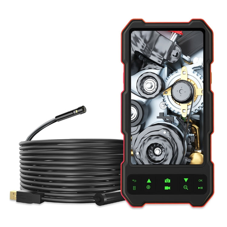 T21 4.5 inch IPS Color Screen 7.9mm Triple Camera Split Hard Cable Industrial Endoscope, 1m, 2m, 3.5m, 5m, 10m