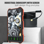 T21 4.5 inch IPS Color Screen 7.9mm Triple Camera Split Hard Cable Industrial Endoscope, 1m, 2m, 3.5m, 5m, 10m