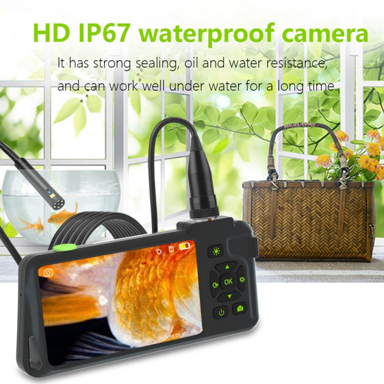 T22 4.5 inch IPS Color Screen 8mm Single Camera Hard Cable Industrial Endoscope, 1m, 2m, 3.5m, 5m, 10m