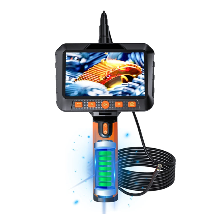 T27 5 inch IPS Color Screen 3.9mm Single Camera Handheld Hard Cable HD Industrial Endoscope, 1m, 2m, 3.5m, 5m