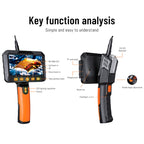 T27 5 inch IPS Color Screen 3.9mm Single Camera Handheld Hard Cable HD Industrial Endoscope, 1m, 2m, 3.5m, 5m