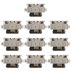 10pcs Charging Port Connector, For Alcatel 3T 10 2020 8094, For Alcatel 1T 10 2020 8092