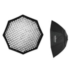 Godox Octagon Honeycomb Grid Softbox with Bowens Mount, 95cm, 120cm, 140cm