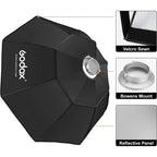 Godox Octagon Honeycomb Grid Softbox with Bowens Mount, 95cm, 120cm, 140cm