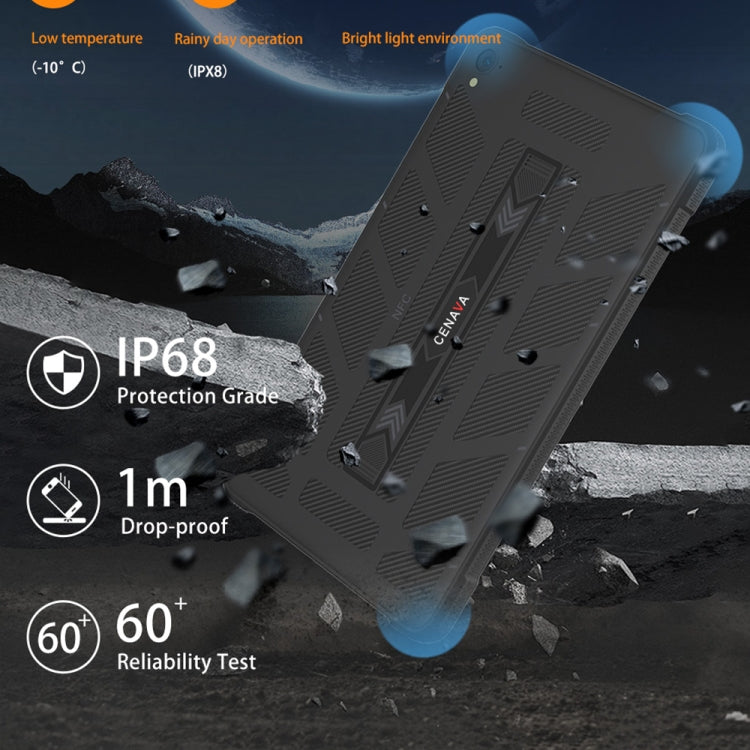 CENAVA A868T IP68 Rugged Tablet PC, 8.68 inch Android 13 MT8788 Octa Core, 4G Network, 8GB+128GB, 6GB+256GB