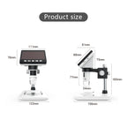 0-40mm 1080P 4.3 inch LCD Screen Mobile Phone Repair Industry HD Electron Didital Microscope