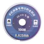 LCD Screen Separation Diamond Wire, 0.025mm x 100m OLED, 0.05mm x 100m AMOLED