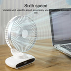N702 Smart Digital Display Desktop Oscillating Fan