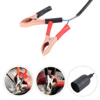 E27 Car Battery Charging Crocodile Clip to Headlight Connection Cable, 1.3m, 2.8m