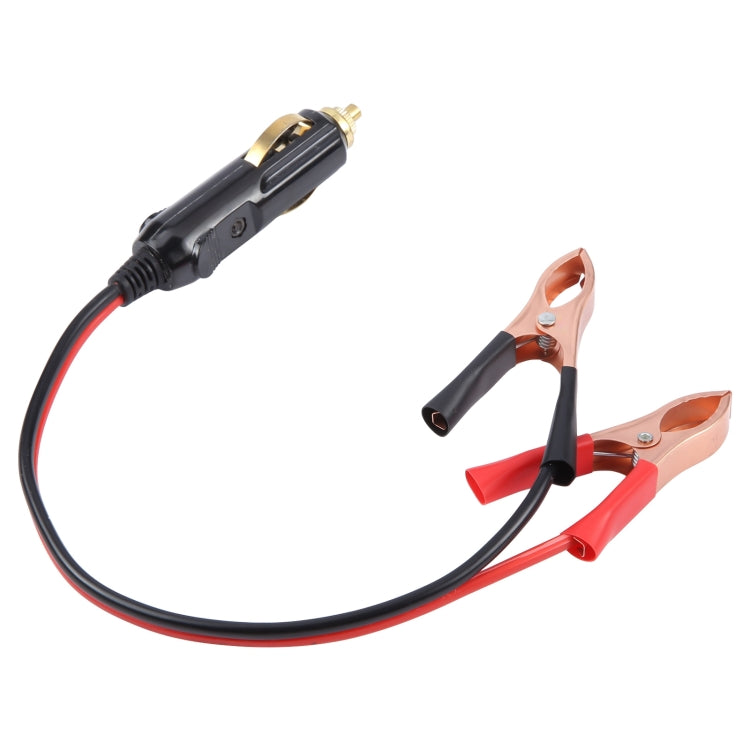 1m Car Battery Charging Crocodile Clip to Cigarette Lighter Connection Cable, 1m