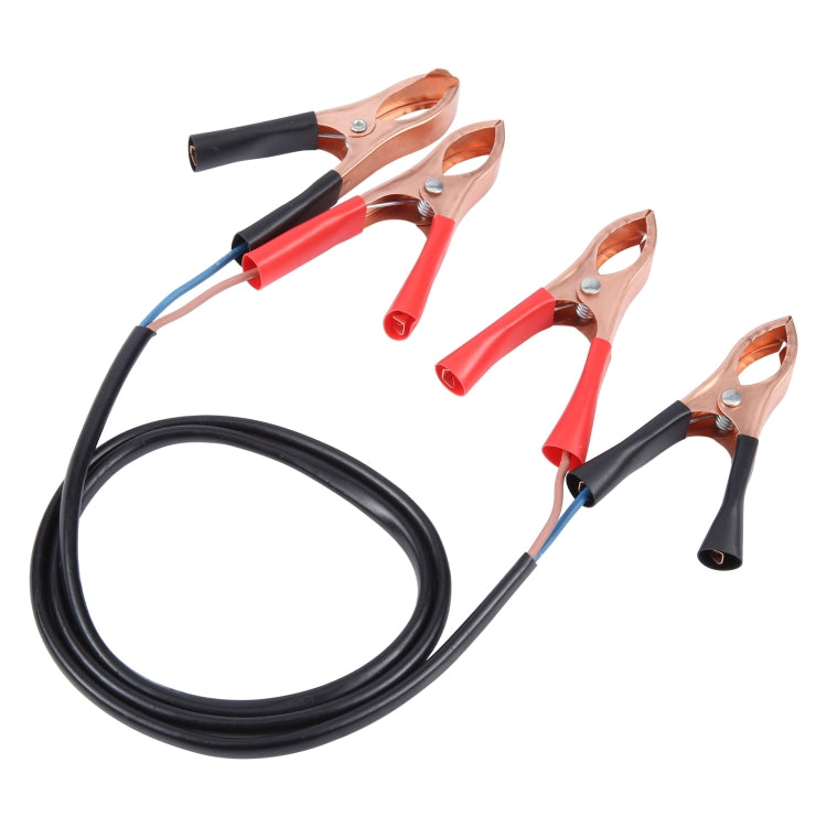 Car Dual Crocodile Clip Charging Connection Cable, 1.3m, 2.8m