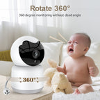 YT51 1920x1080 Home Baby Wireless Camera, with Temperature and Humidity Sensor, EU Plug, with Temperature